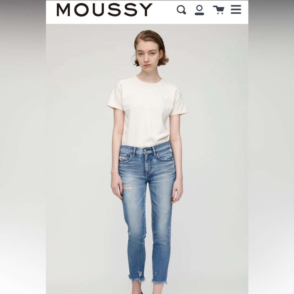 Moussy vintage jeans in Diana Skinny style, size 24
